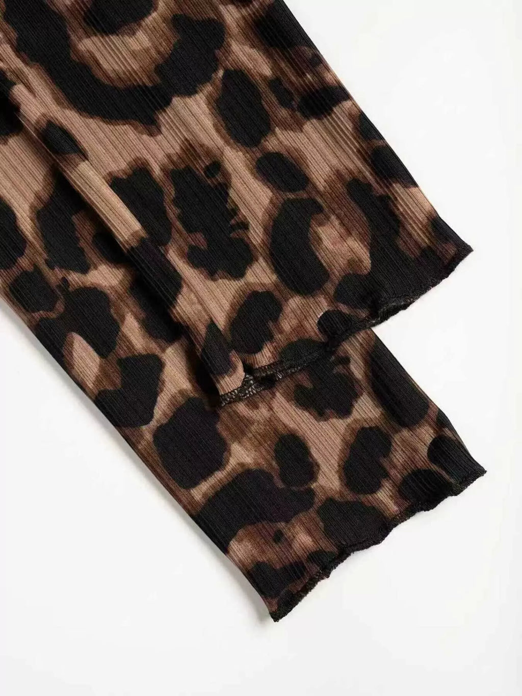 Leopard Button-Up T-Shirt