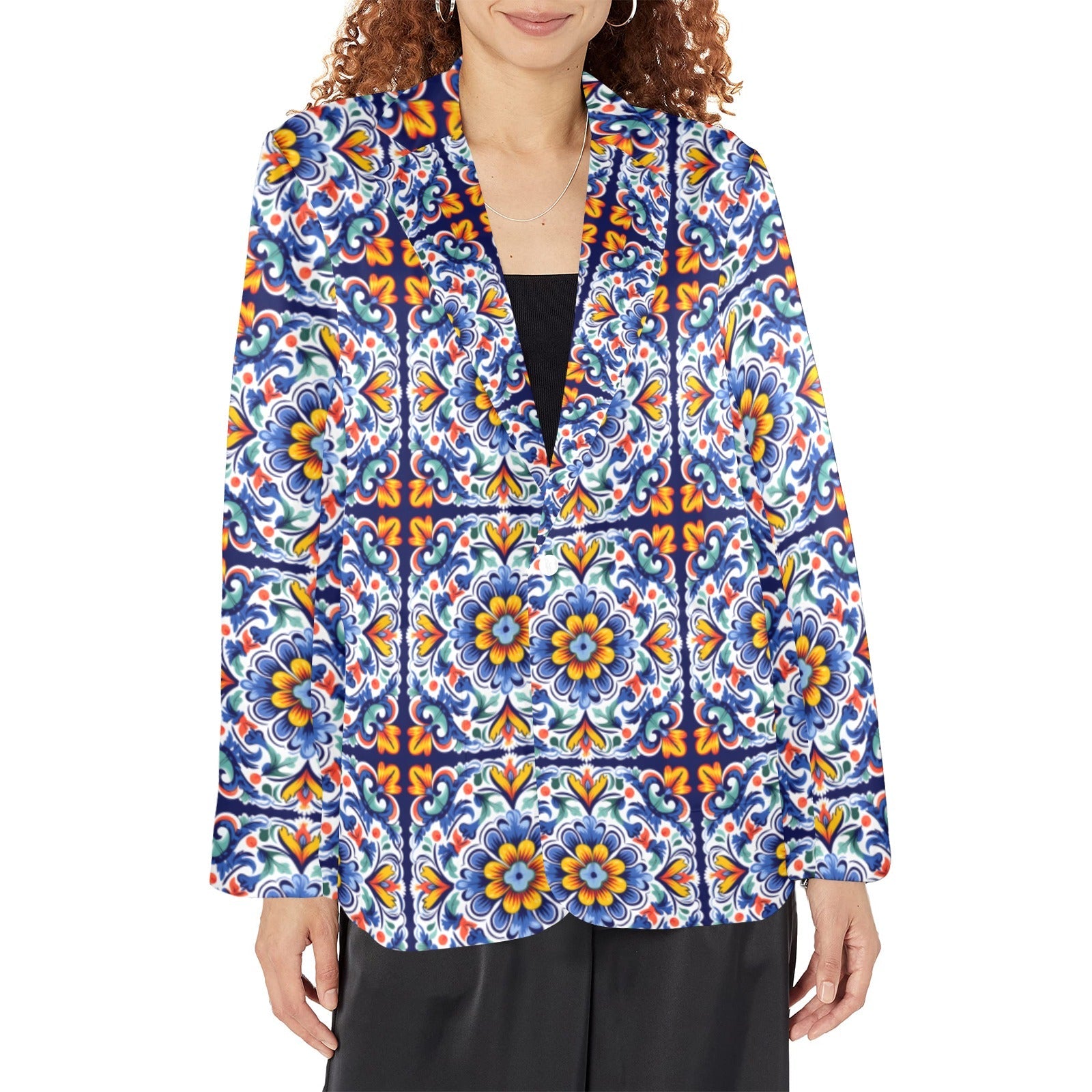 Baha Ranch Blues Talavera Women's Blazer