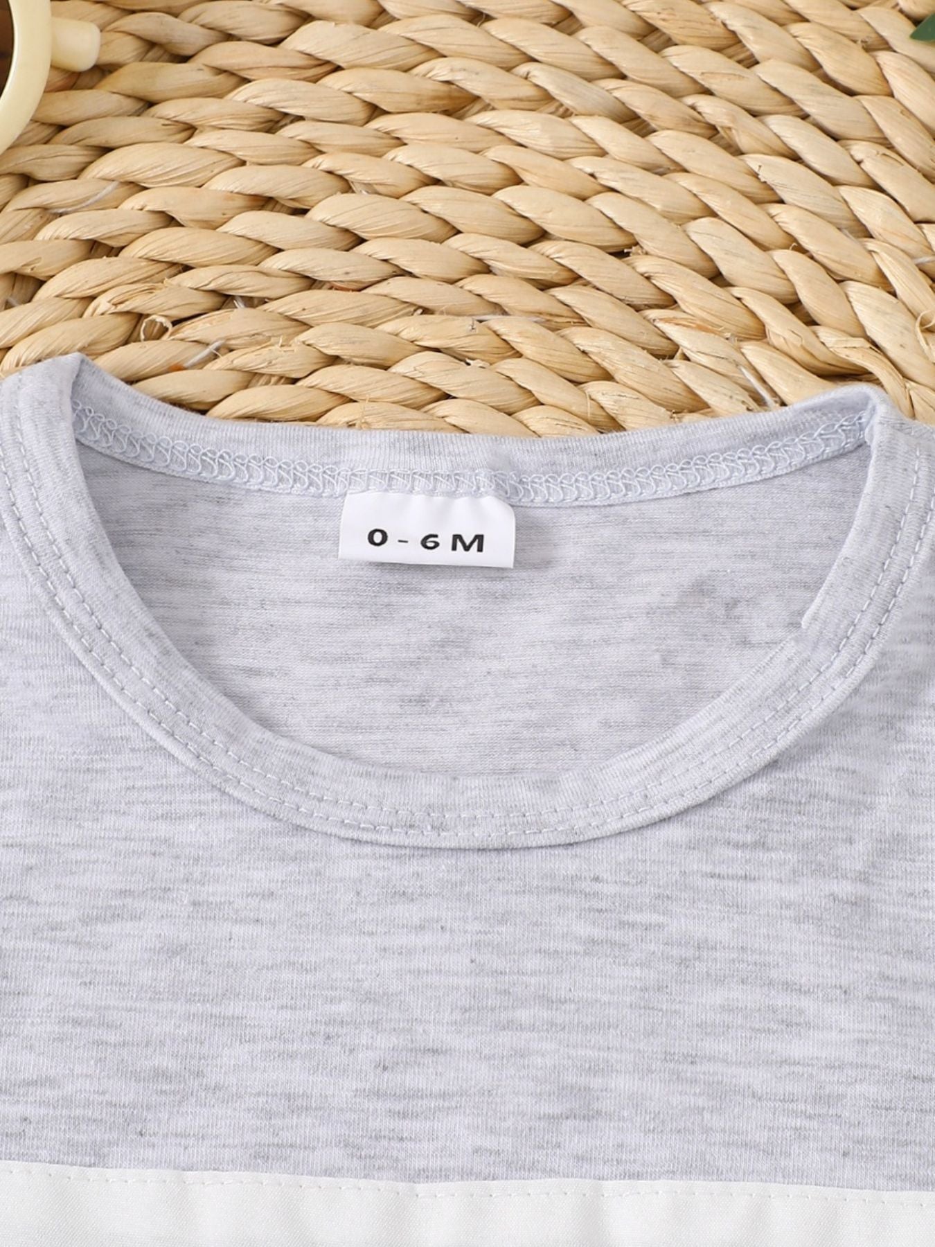 Children's Animal Embroidered Tee and Shorts Set