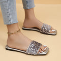Sequin Open Toe Sandals