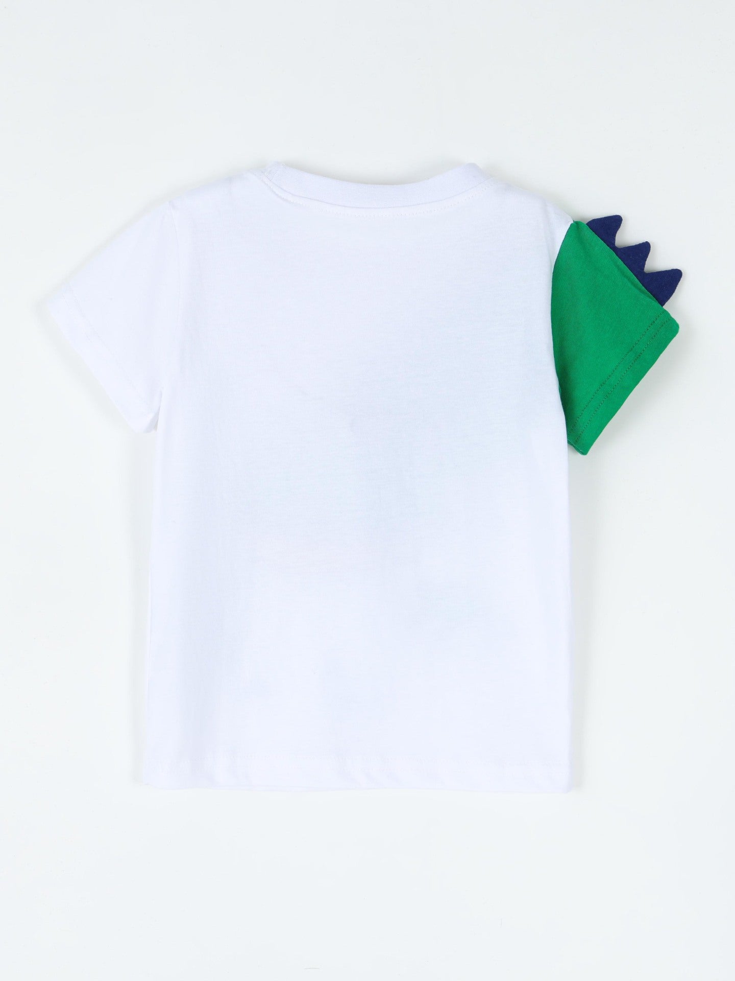 Children's Crocodile Graphic Round Neck T-Shirt