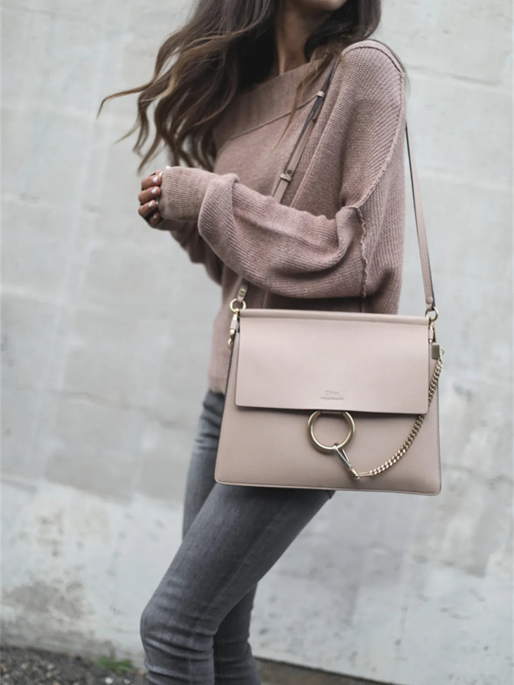 Ribbed Relaxed Fit Long Sleeve Sweater