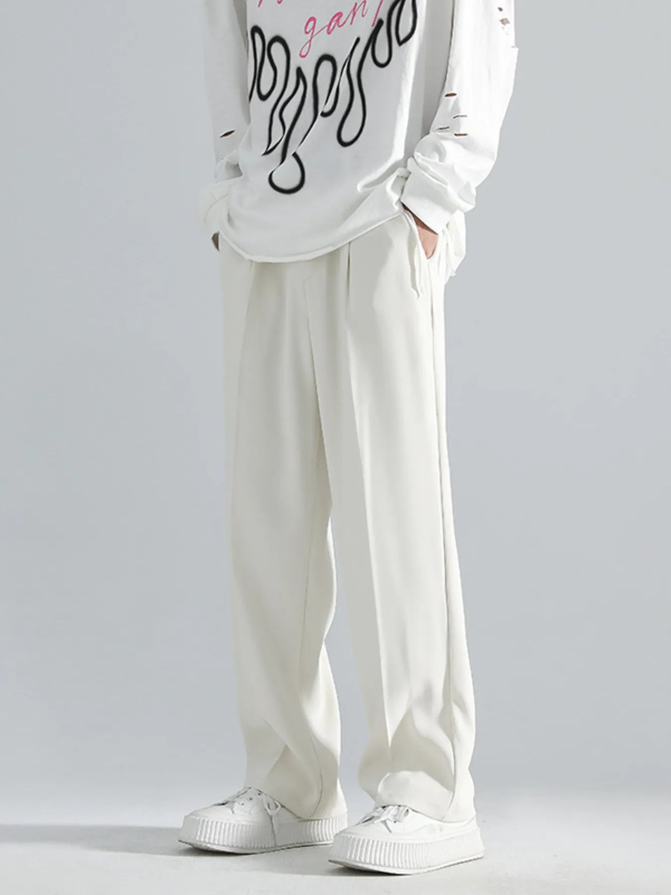 Men's Full Size Loose Fit Casual Pants Plus Size