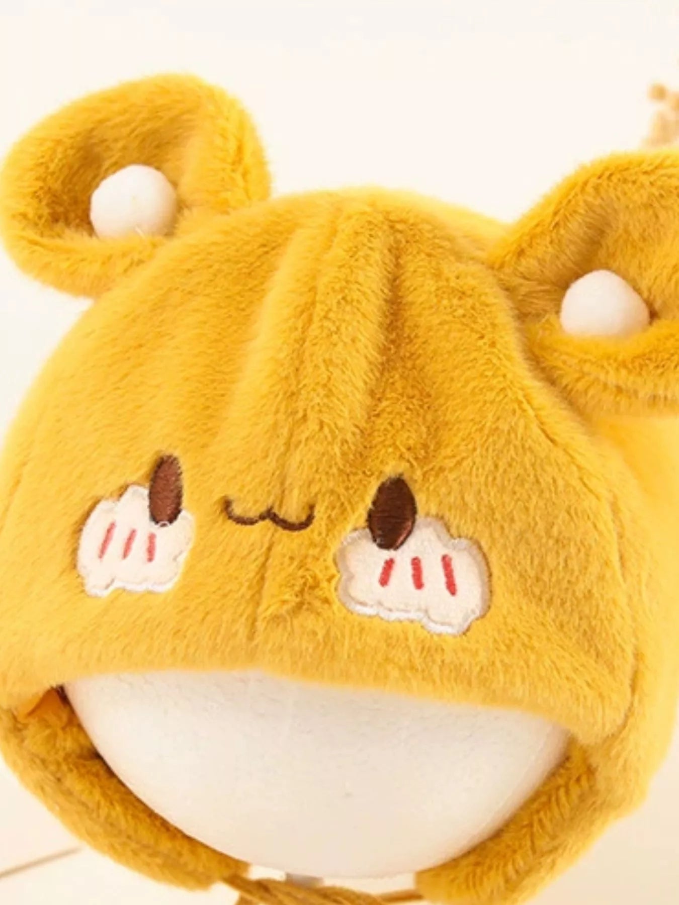 Children's Cute Bear Ear Plush Hat