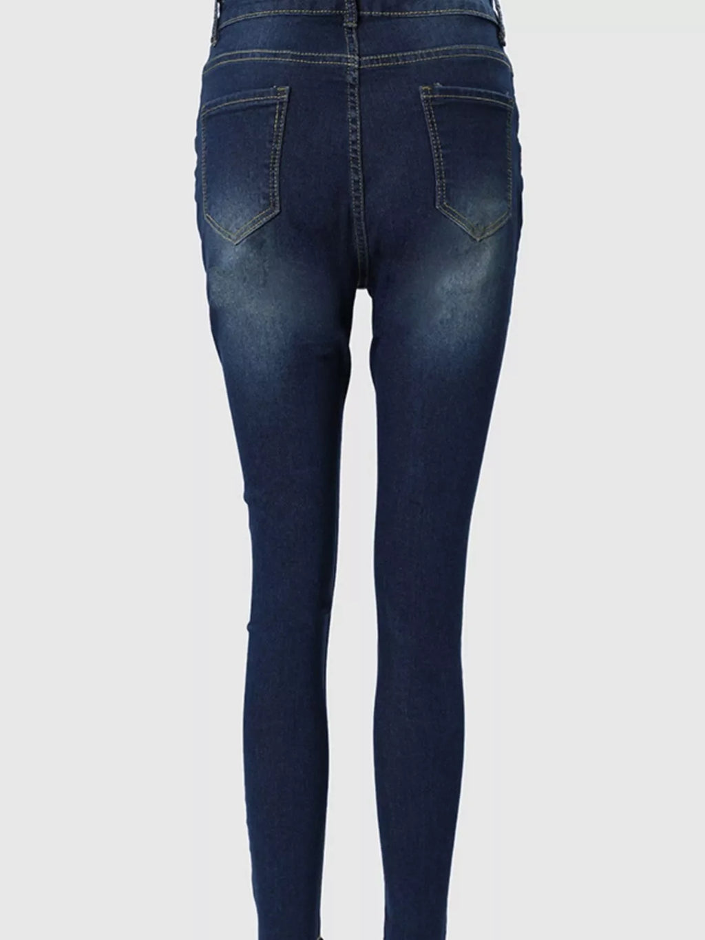 Zipper Front Skinny Jeans
