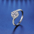 1 Carat 925 Sterling Silver Moissanite Ring
