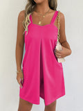 Sweetheart Neck Wide Strap Romper