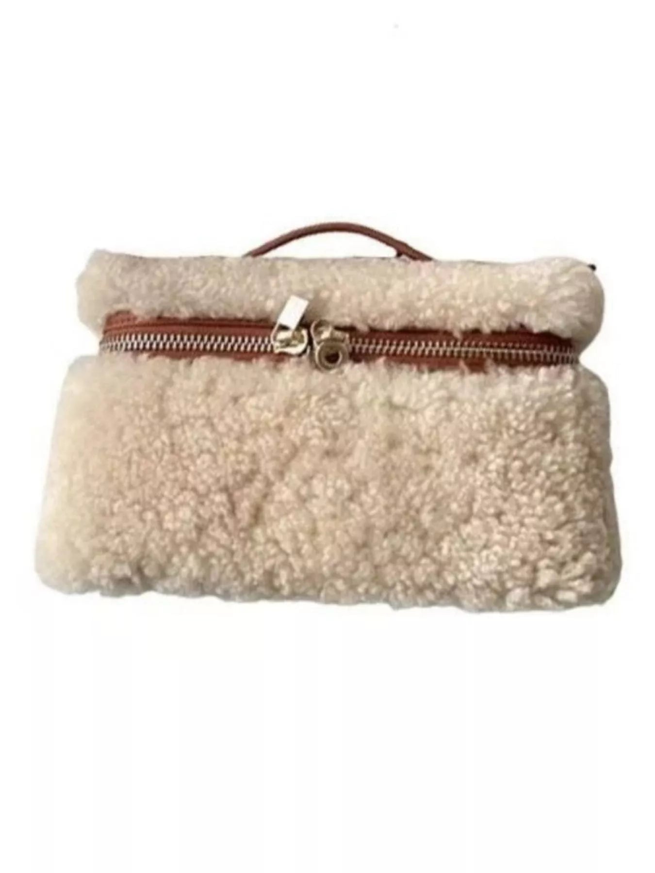 Lamb Wool Crossbody Bag