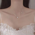 925 Sterling Silver Star Heart Necklace