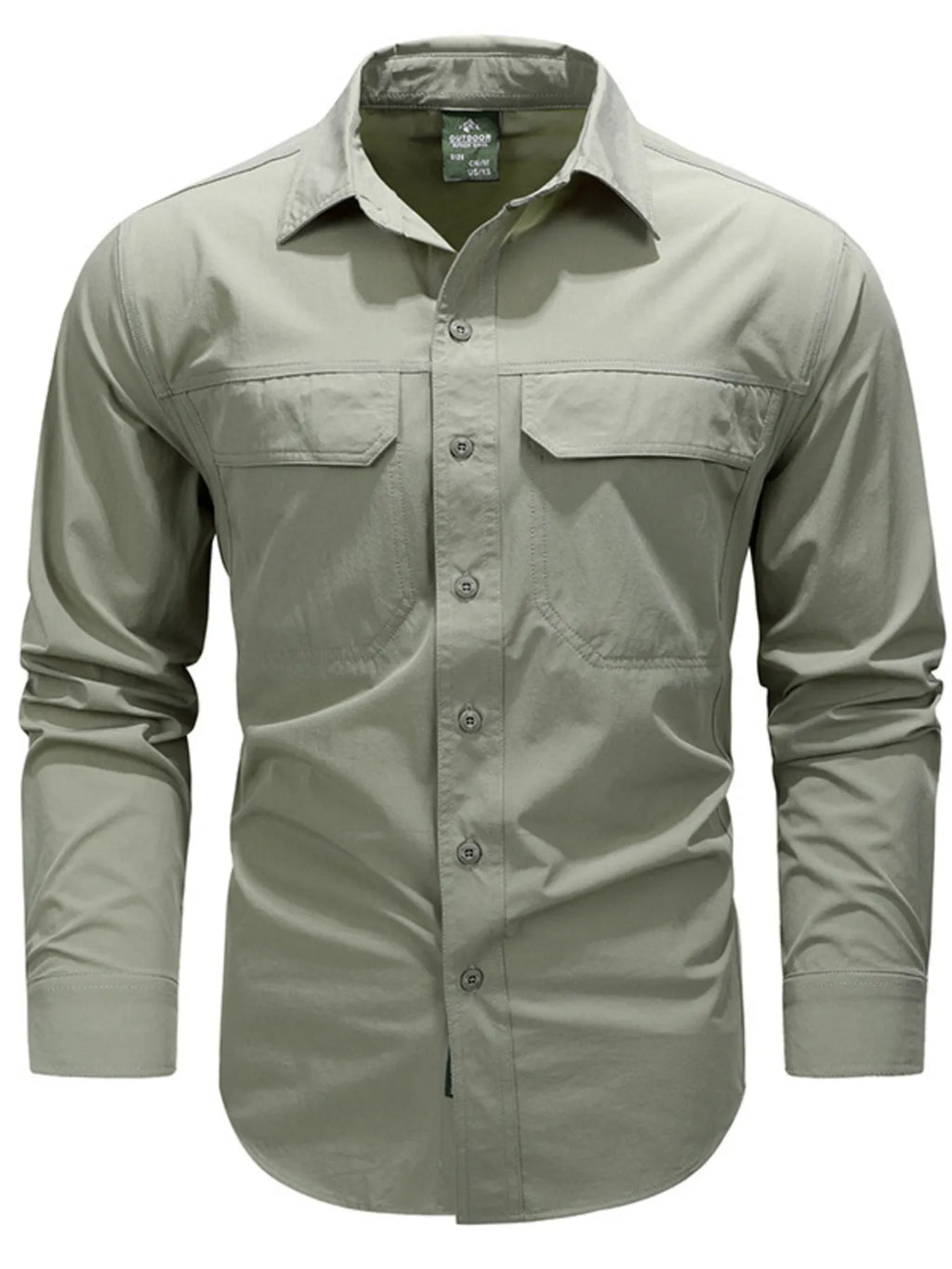 Men's Plus Size Lightweight Button Up Shirt