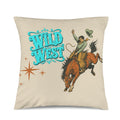 The Last Roundup Wild West Throw Pillow Cover Made in America