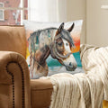 Baha Ranch War Pony Horse Velvety Soft Pillow Cover Made in America