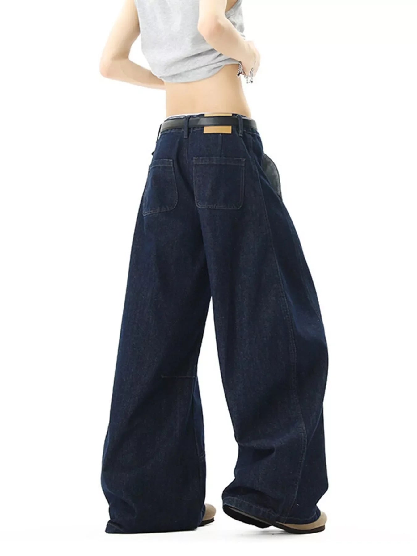 Men's Full Size Wide Leg Jeans Plus Size