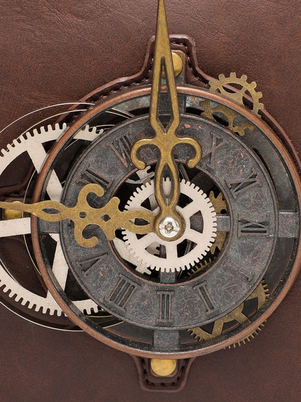 Steampunk Clockwork Design Crossbody Bag