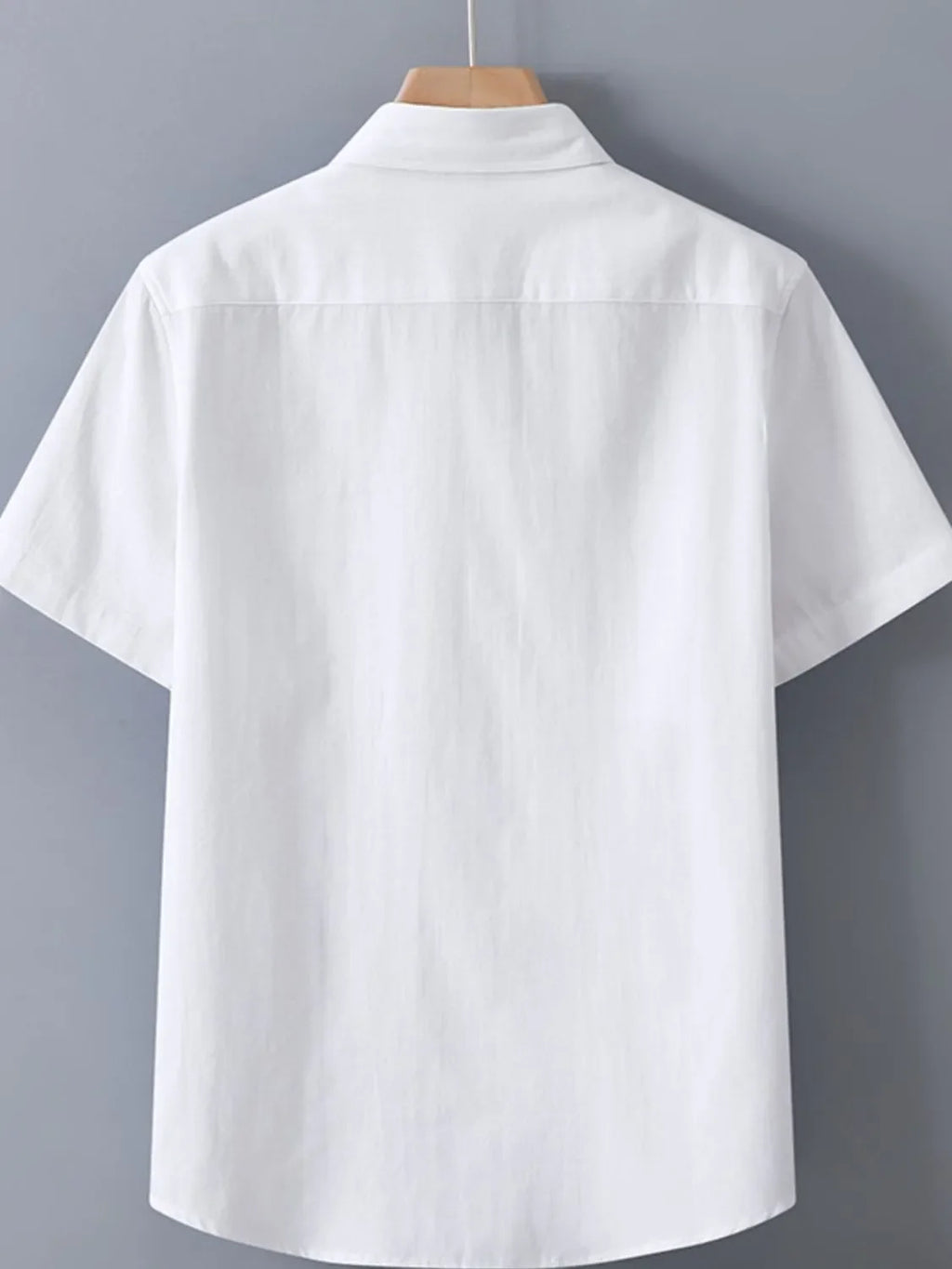 Men's Plus Size Button Up Short Sleeve Shirt