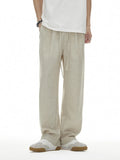 Men's Plus Size Drawstring Wide Leg Pants