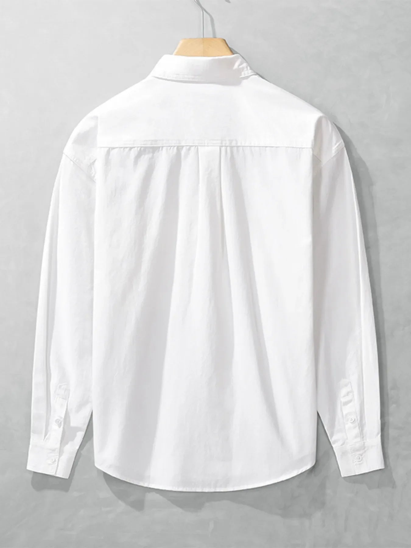 Men's Plus Size Button Up Long Sleeve Shirt