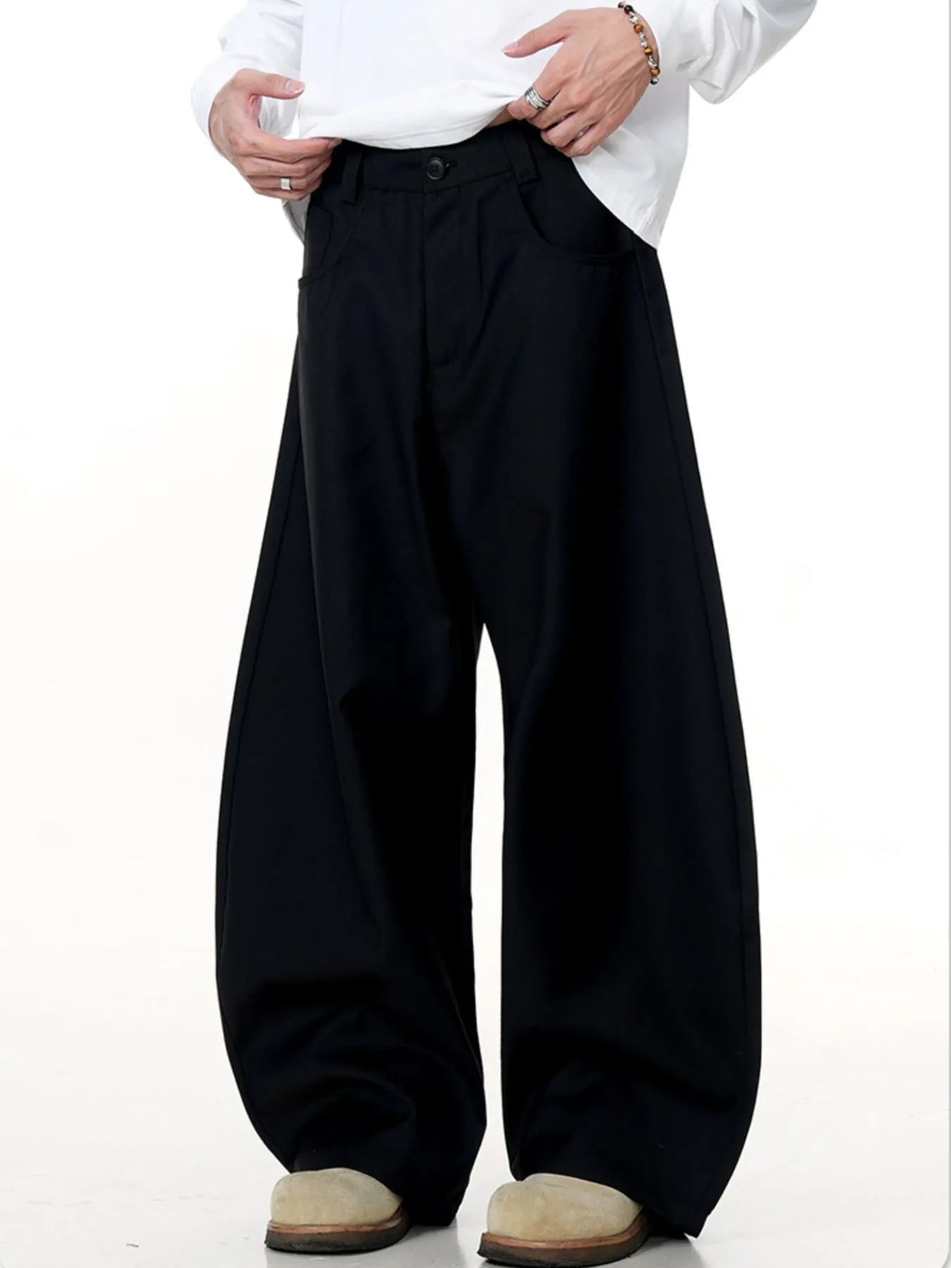 Men's Wide Leg Relaxed Fit Casual Pants