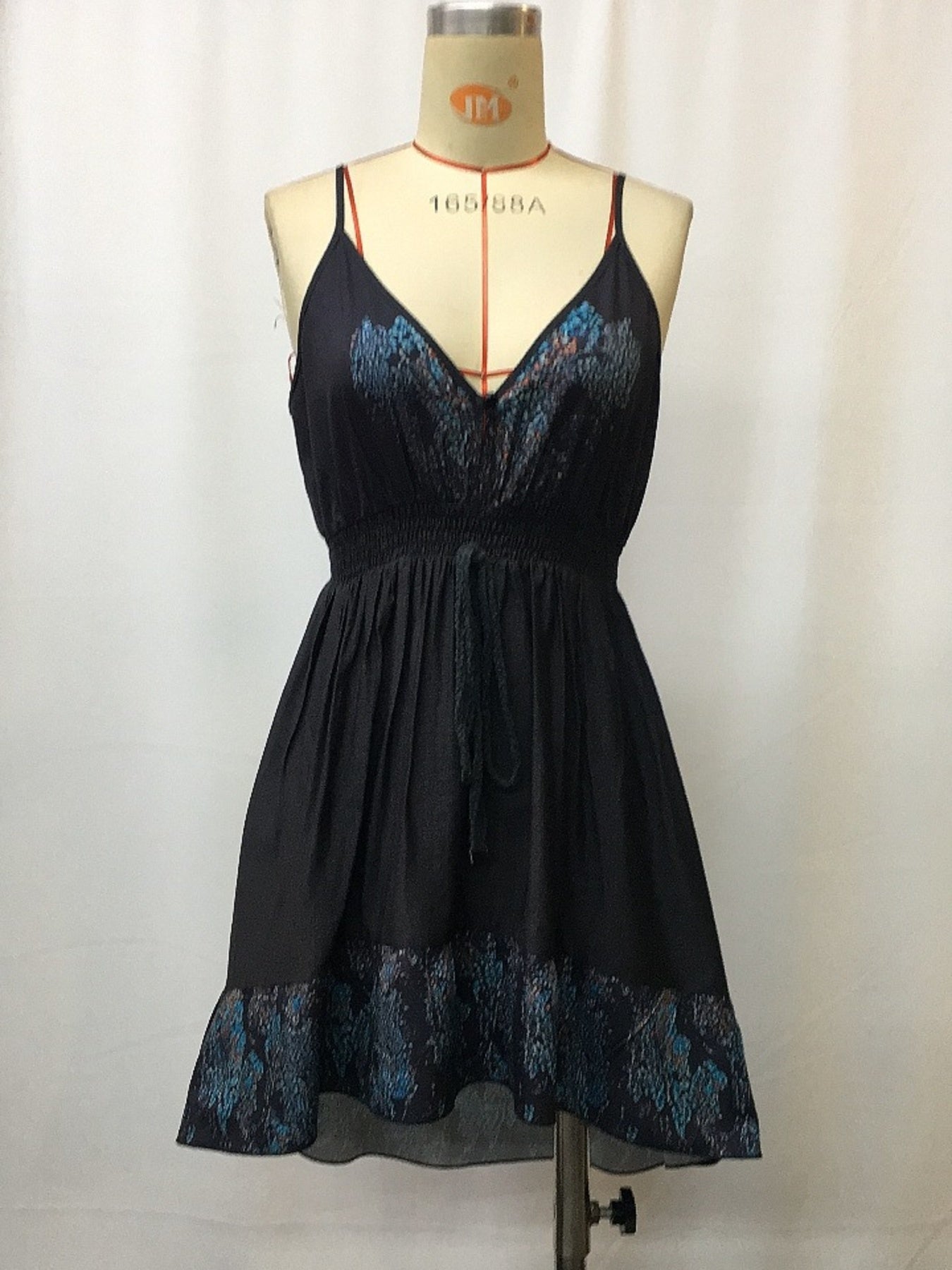 V-Neck Floral Mini Cami Dress