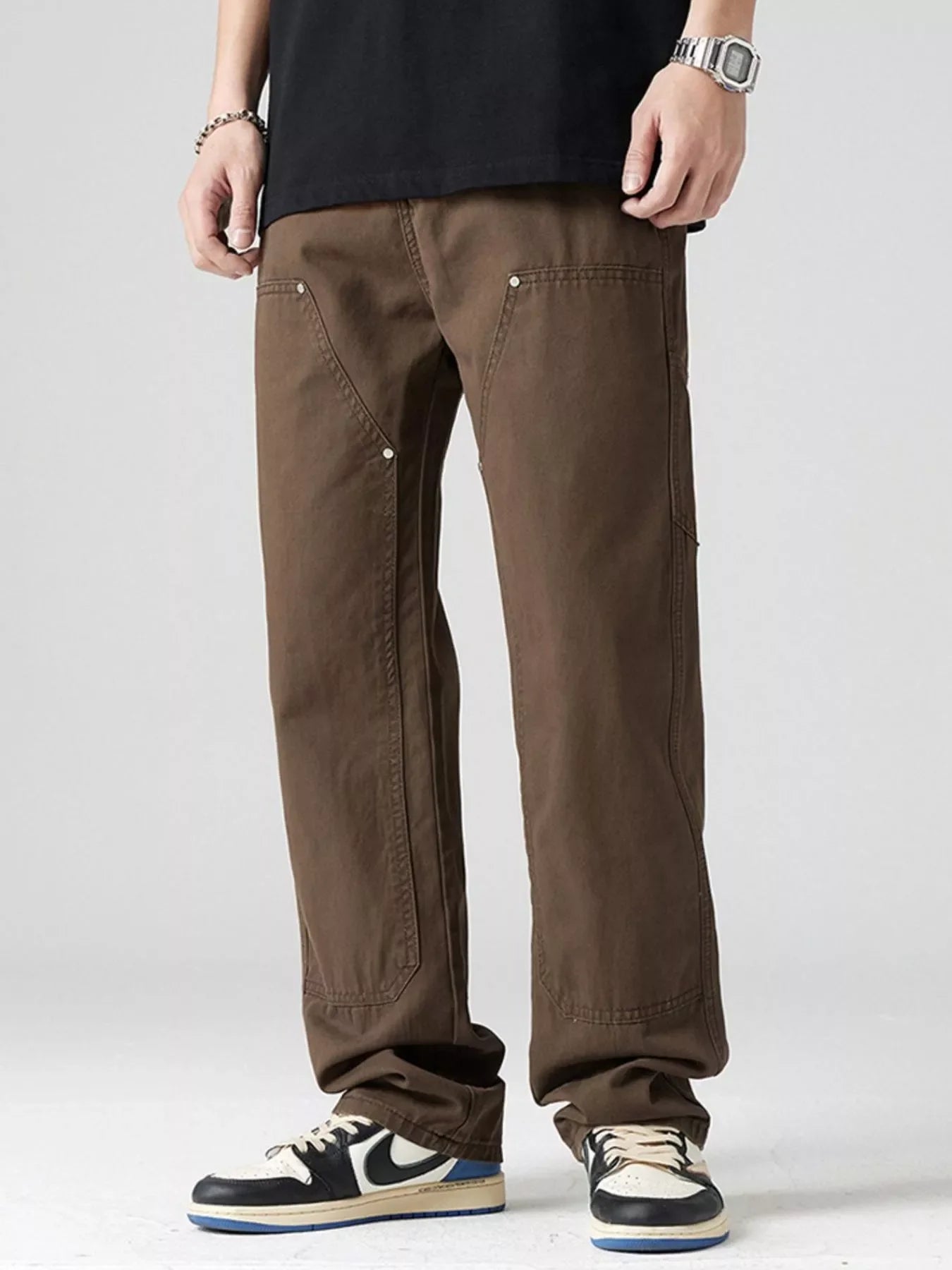 Men's Wide-Leg Relaxed Fit Jeans