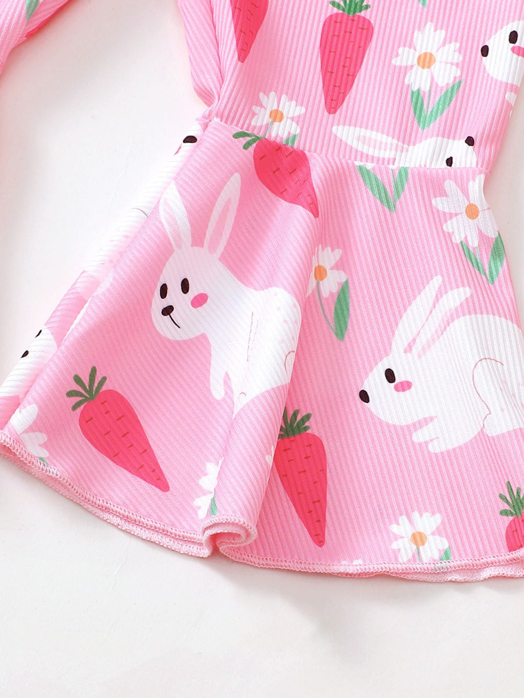 Children's Printed Flare Overalls