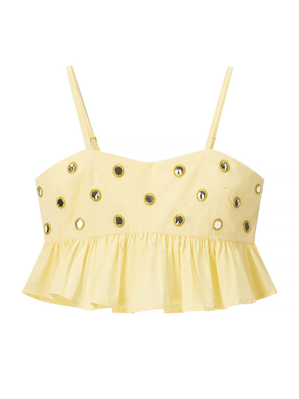 Eyelet Cami and Bubble Skirt Set