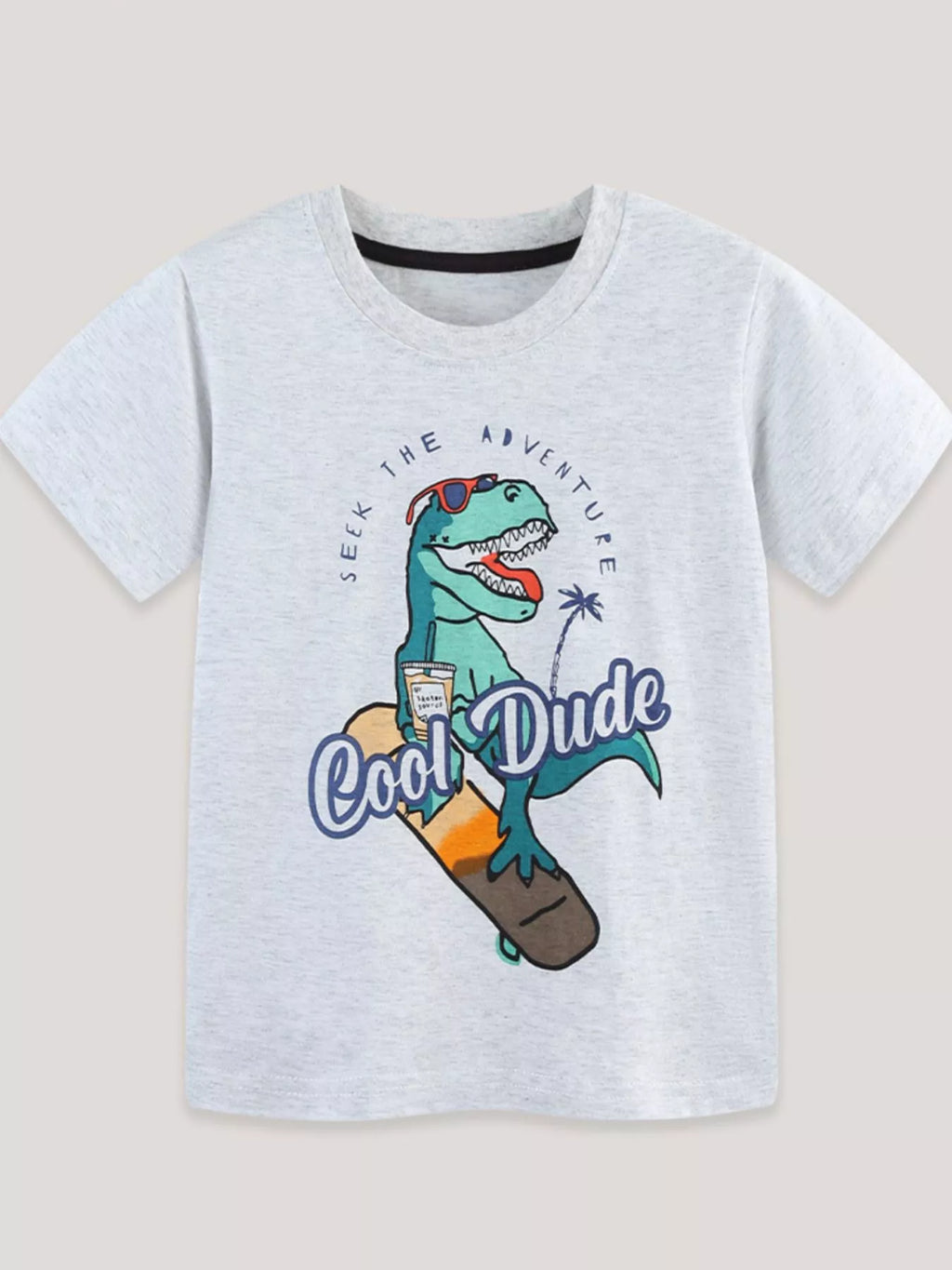 Children's Cool Dude Dinosaur Graphic T-Shirt