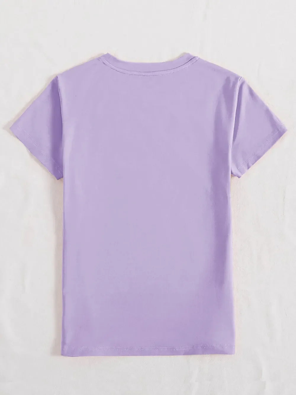 Graphic Round Neck Short Sleeve T-Shirt