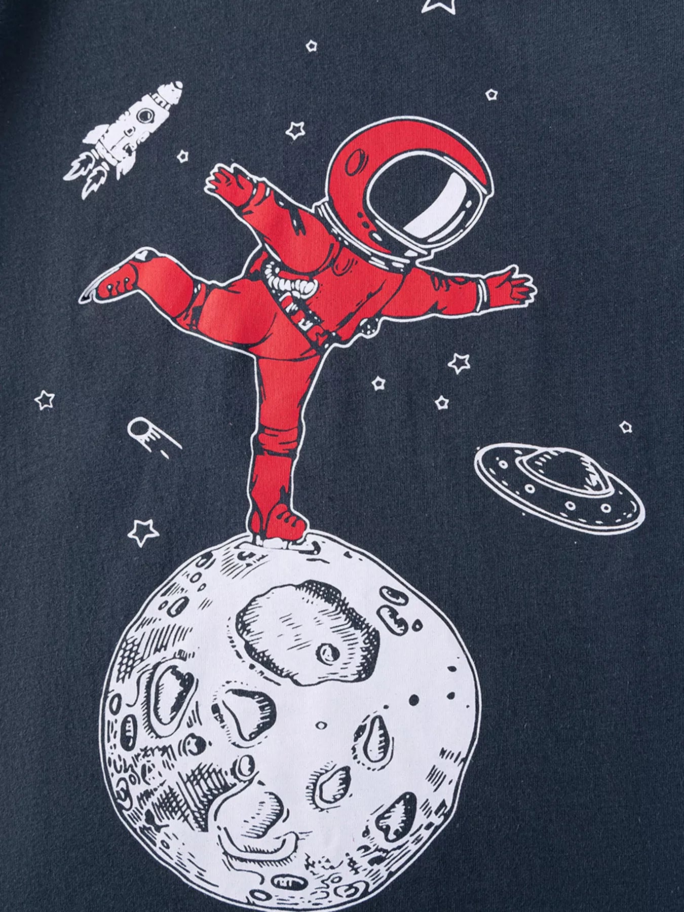Children's Astronaut and Rocket Tee and Shorts Set