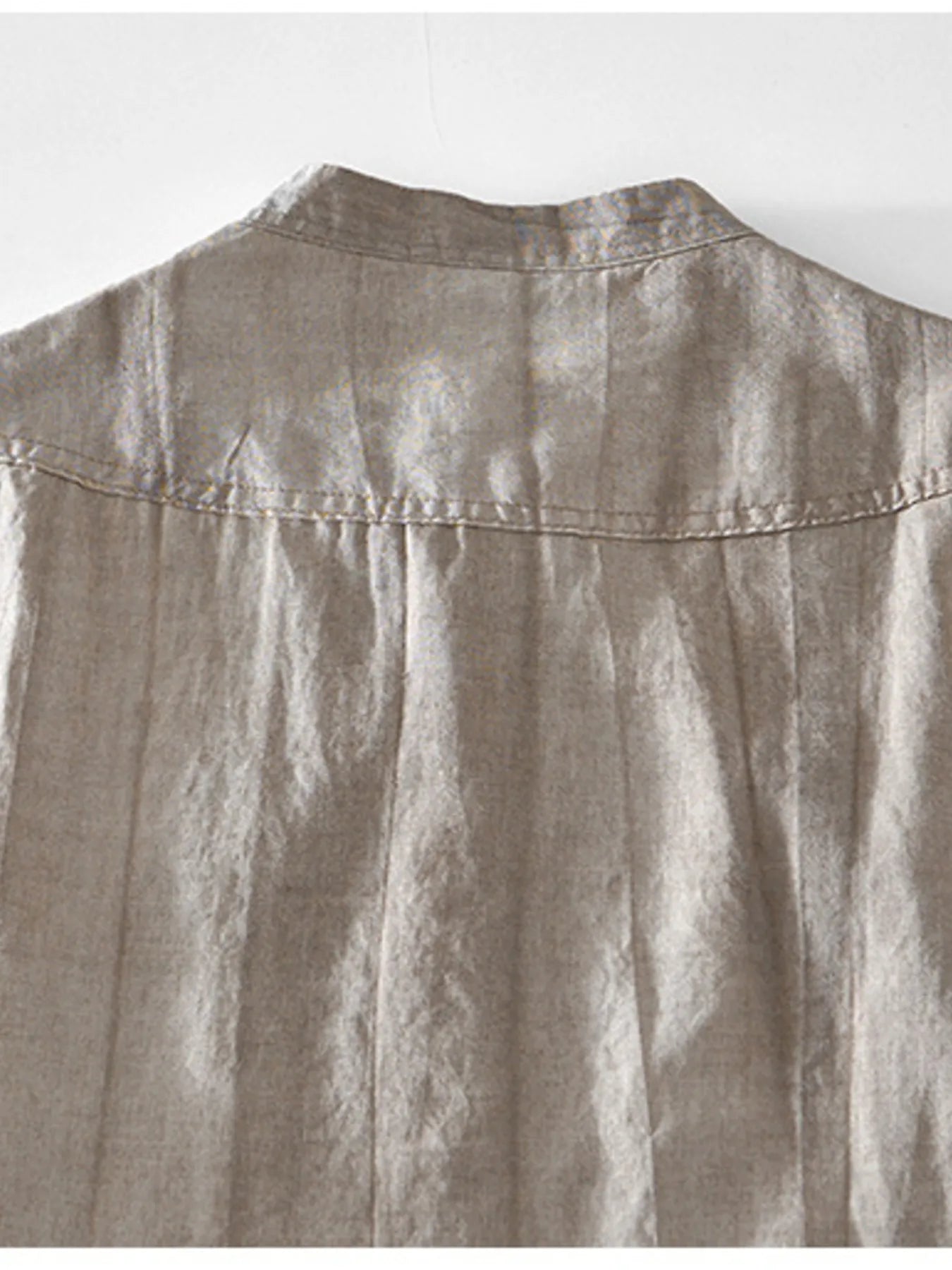 Men's Plus Size Button Detail Short Sleeve Shirt
