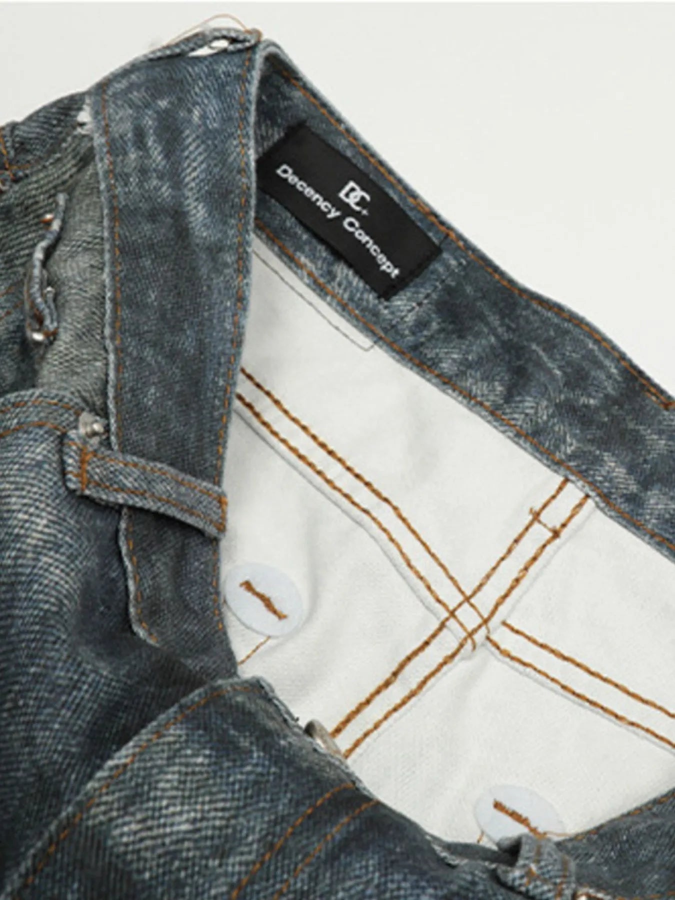 Men's Distressed Straight-Leg Jeans