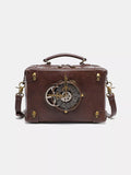 Steampunk Clockwork Design Crossbody Bag