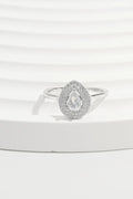 925 Sterling Silver Inland Zircon Ring