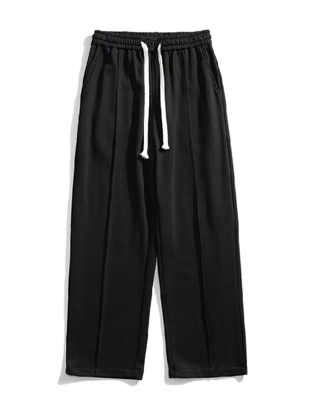 Men's Plus Size Casual Wide Leg Drawstring Pants