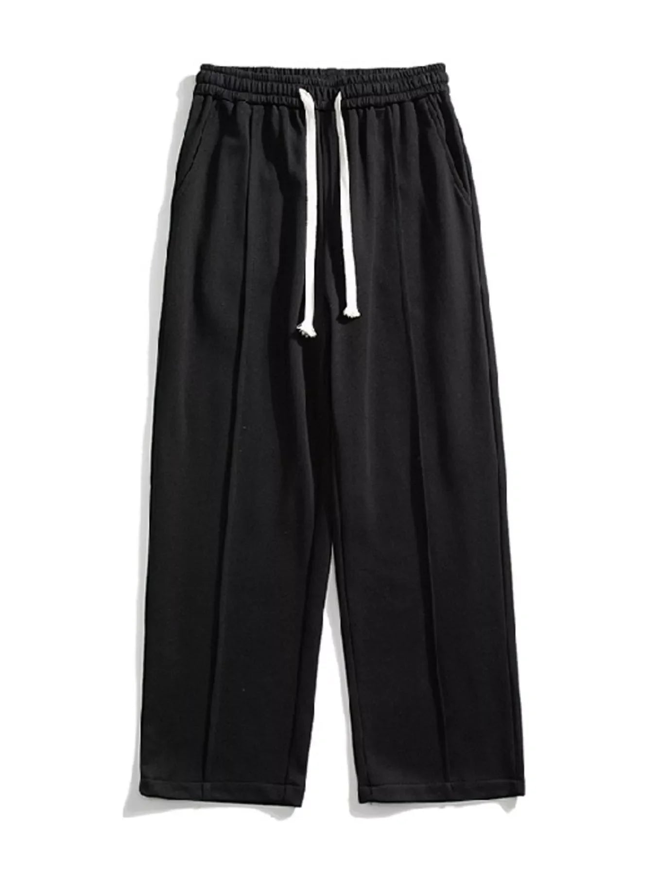 Men's Plus Size Casual Wide Leg Drawstring Pants
