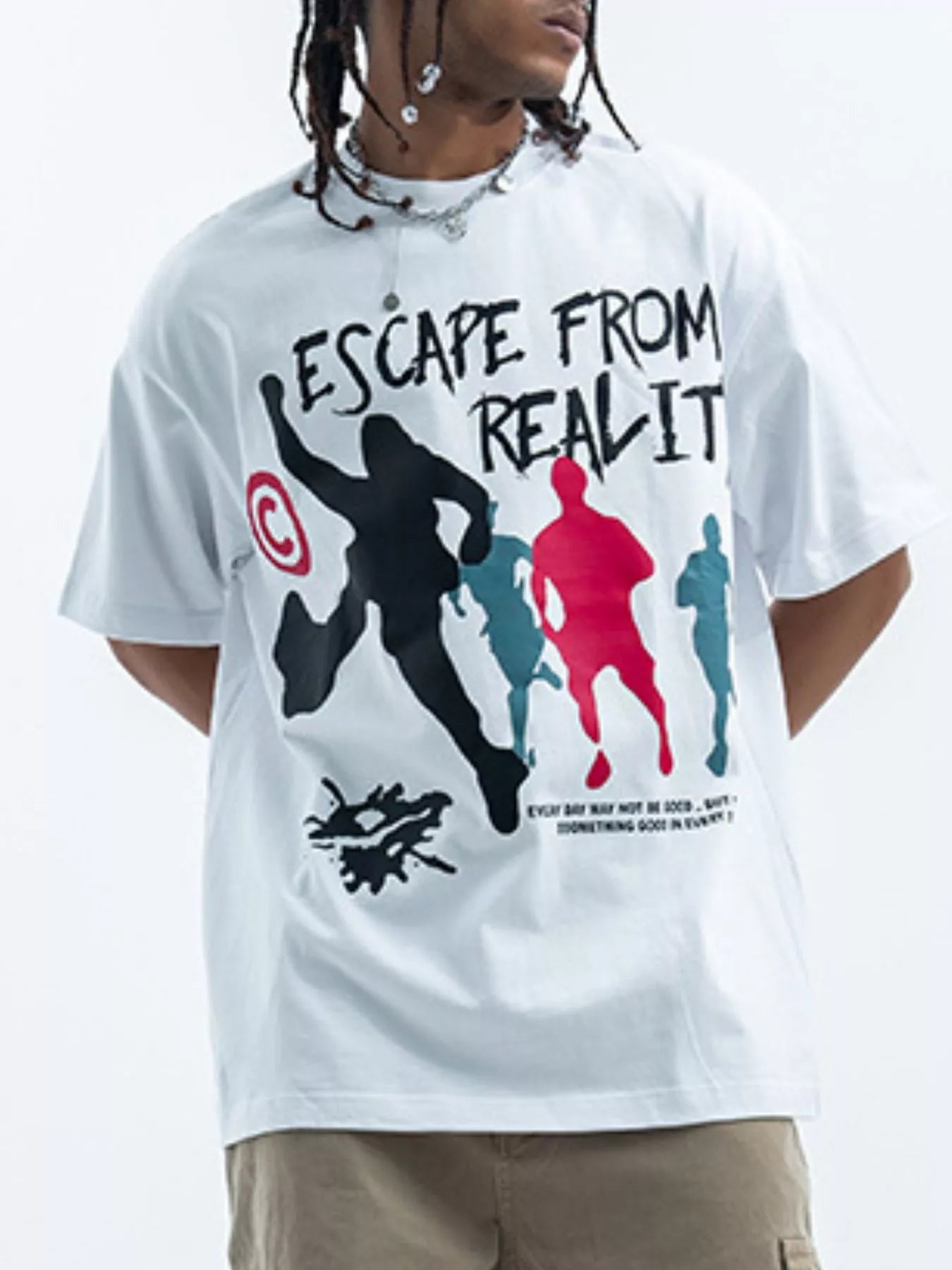 Men's Graphic Round Neck Short Sleeve T-Shirt