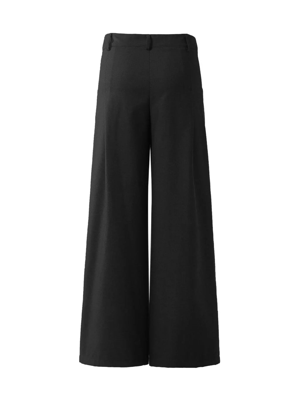 Men's Pleated Detail Wide Leg Pants