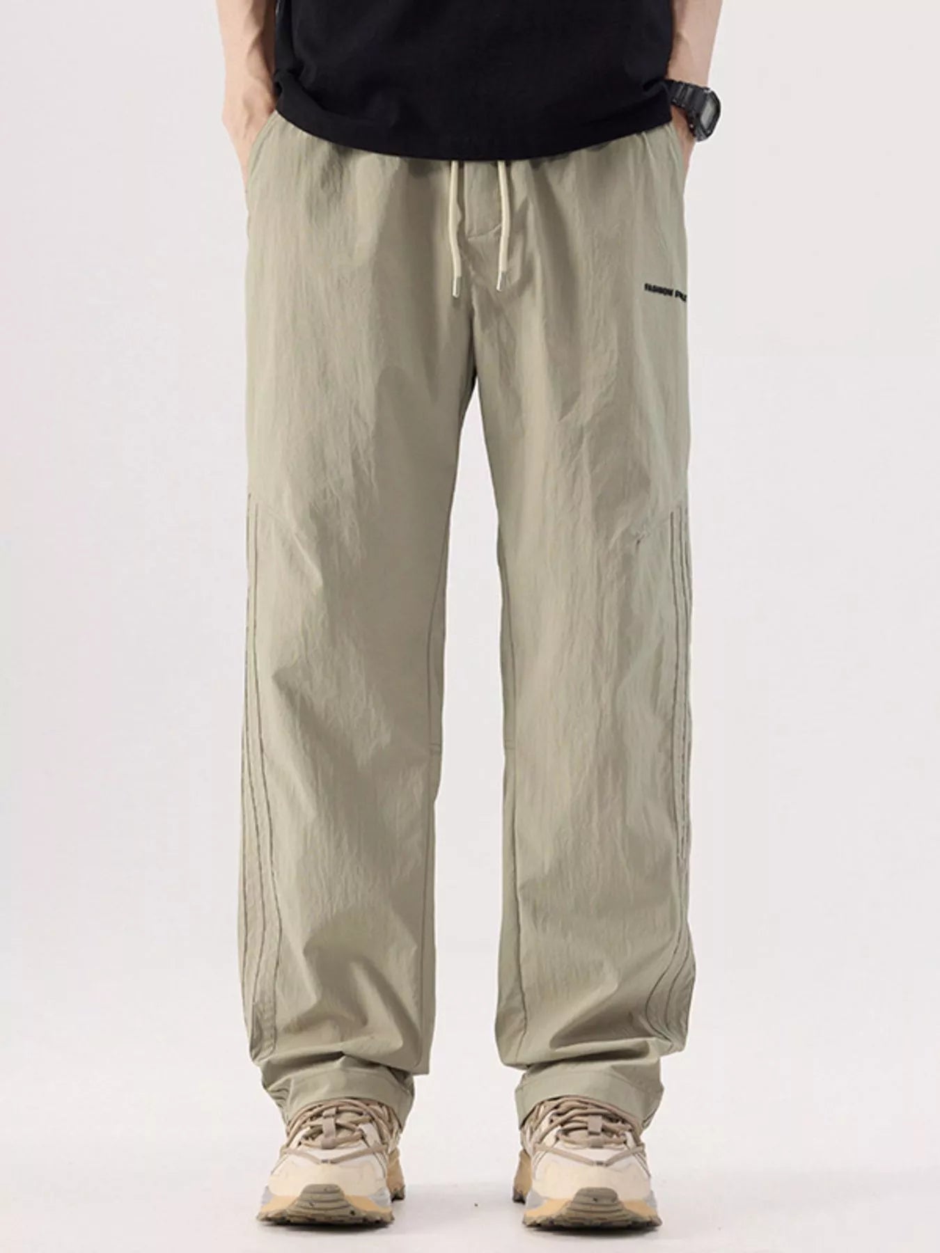 Men's Plus Size Wide Leg Pants