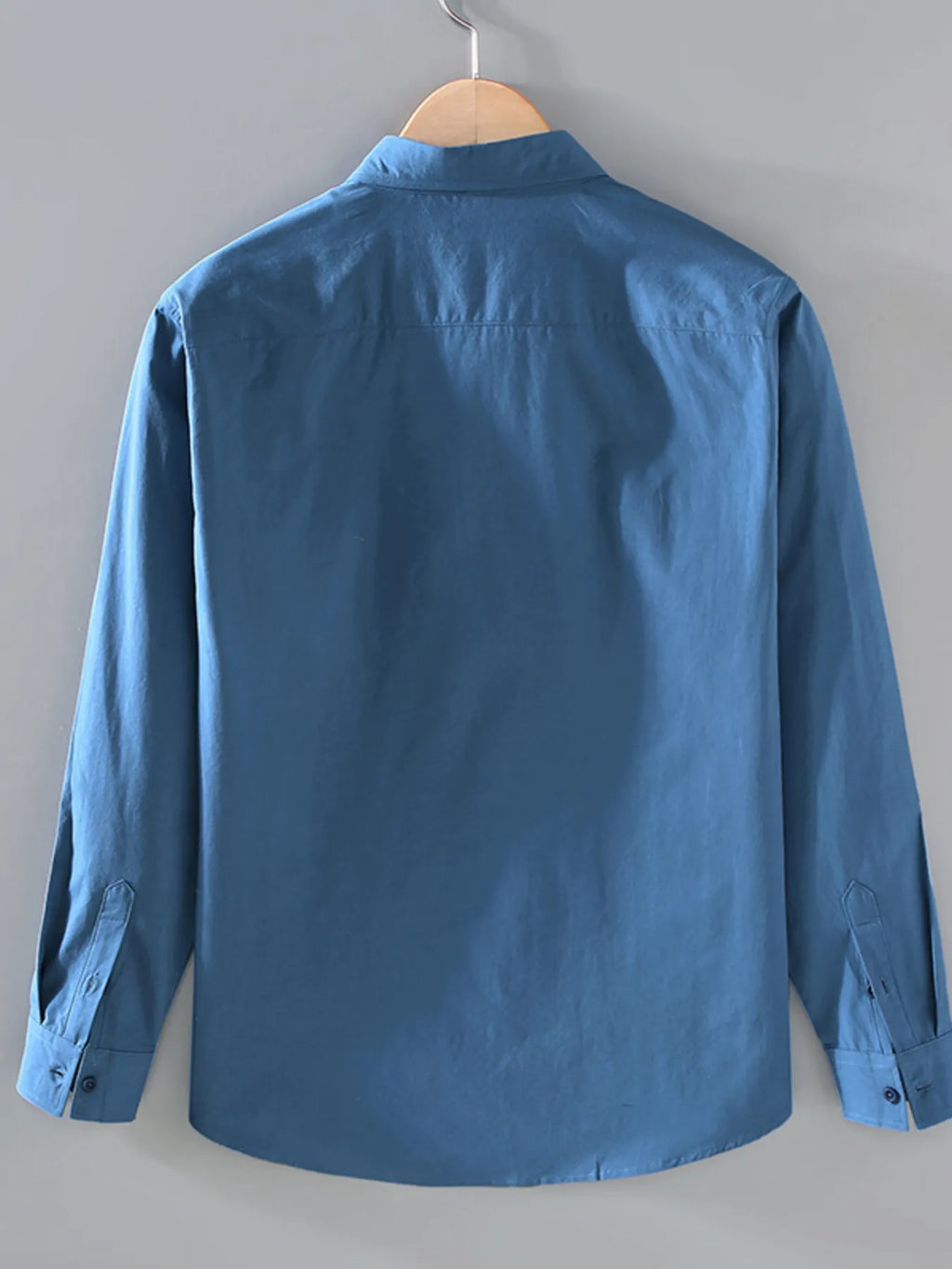 Men's Plus Size Button Up Long Sleeve Shirt