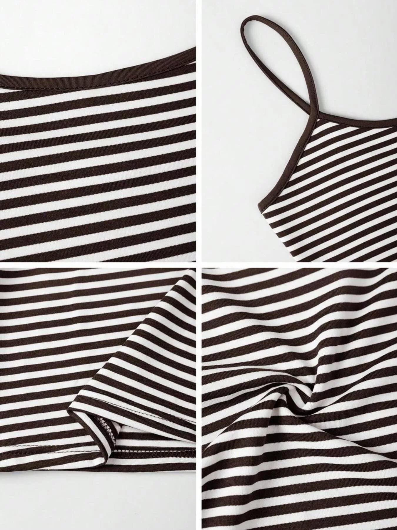 Striped Scoop Neck Cami