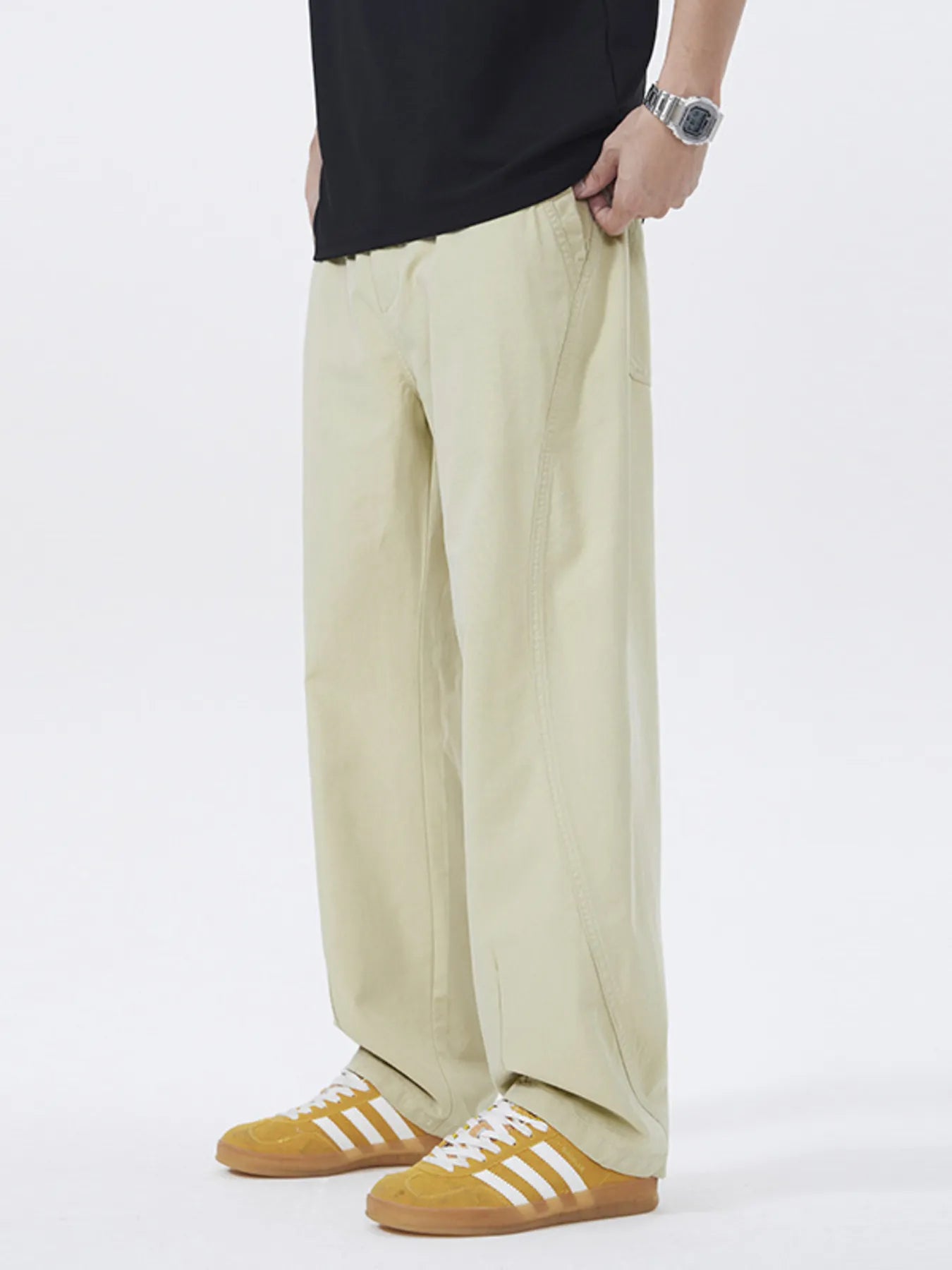 Men's Full Size Loose Fit Casual Pants Plus Size