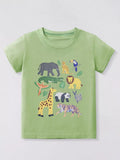 Children's Animal Crew Neck T-Shirt