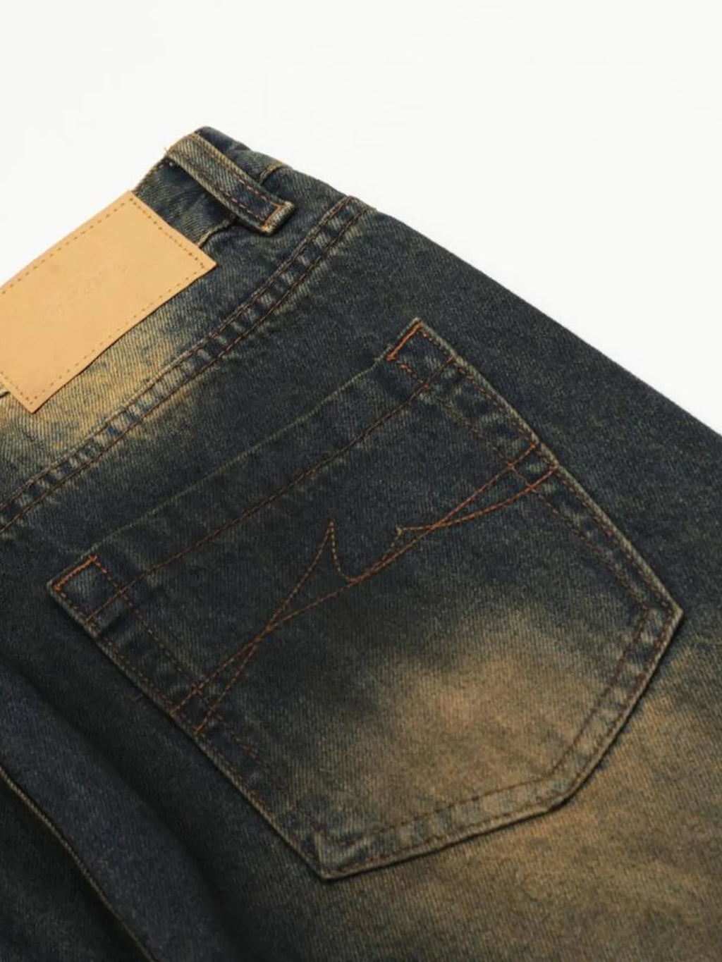 Men's Washed Flare Jeans