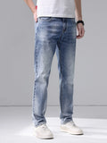 Men's Washed Slim Fit Jeans