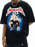 Men's Metallica Graphic Oversized T-Shirt