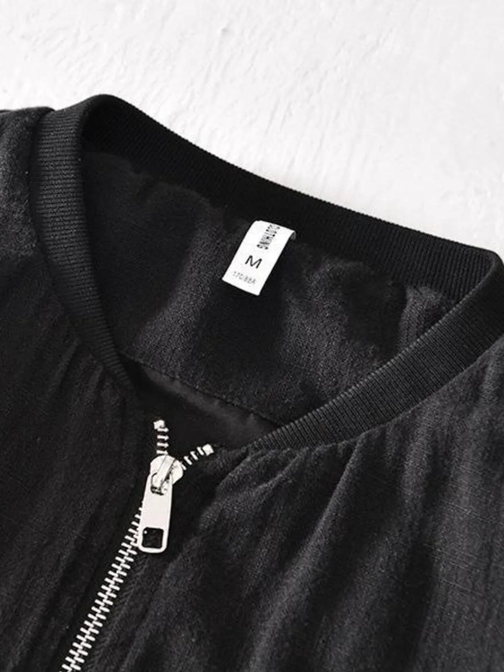 Men's Plus Size Zip Up Long Sleeve Jacket