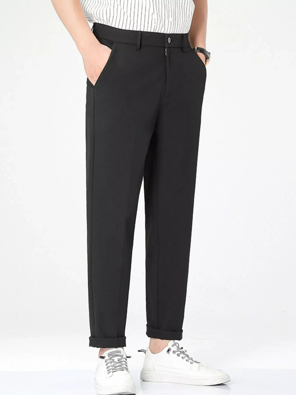 Men's Loose Fit Straight Leg Pants