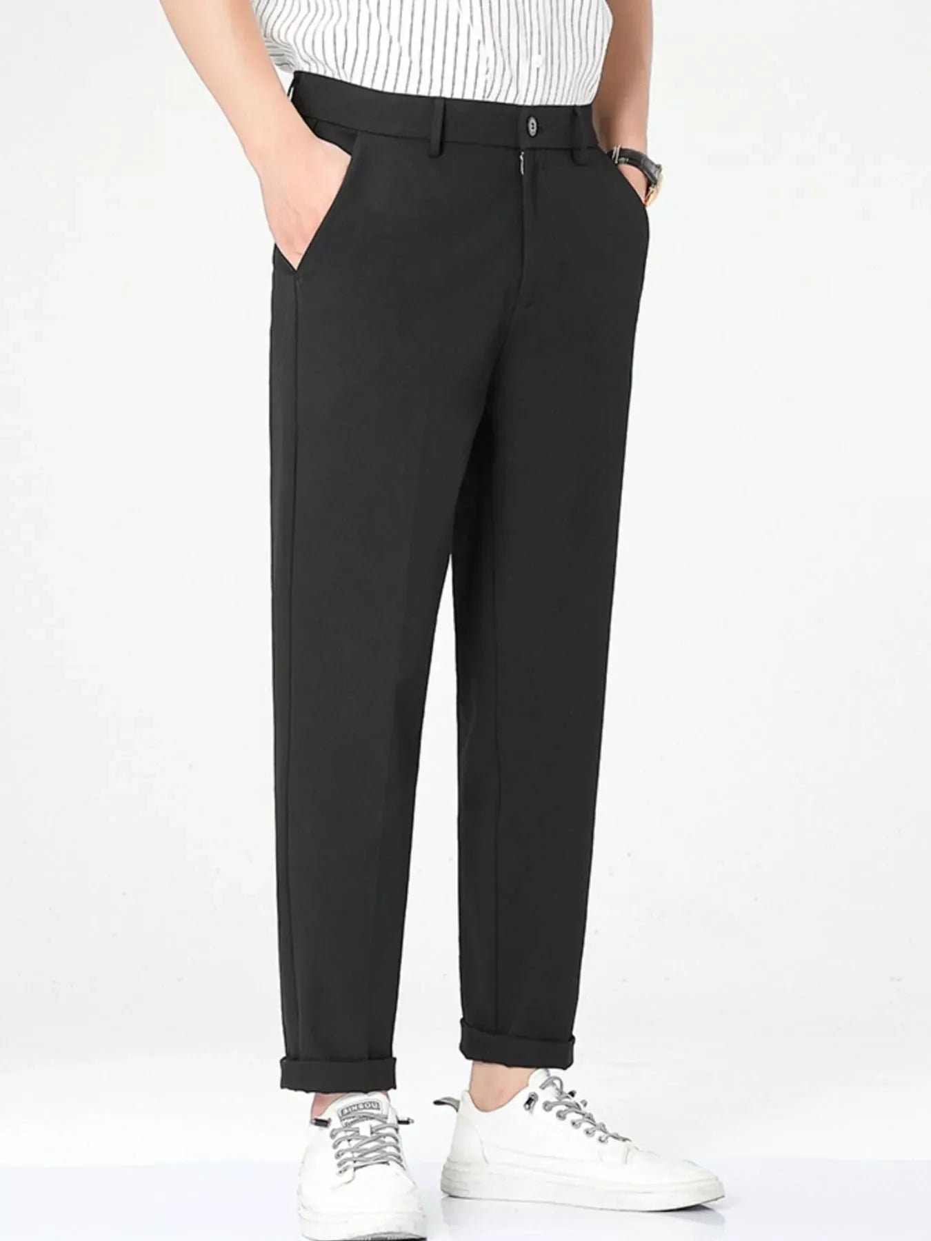 Men's Loose Fit Straight Leg Pants