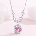 925 Sterling Silver Zircon Pendant Necklace
