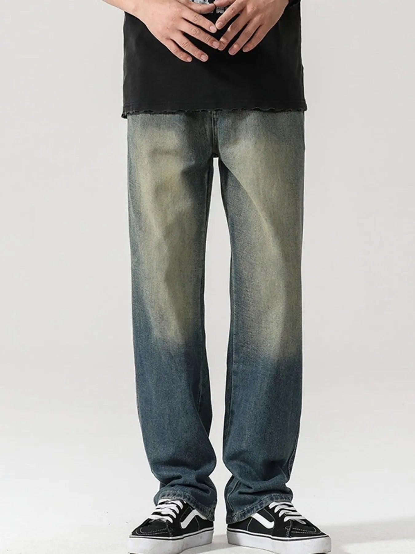Men's Wide Leg Jeans